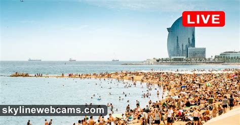 barcelona webcam|Webcam Barcelona beach 